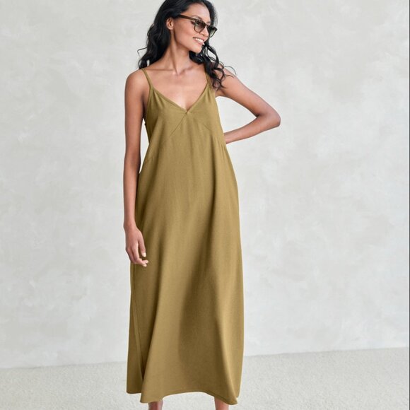 Jenni Kayne Riviera Slip Dress (Safari) - Picture 1 of 4